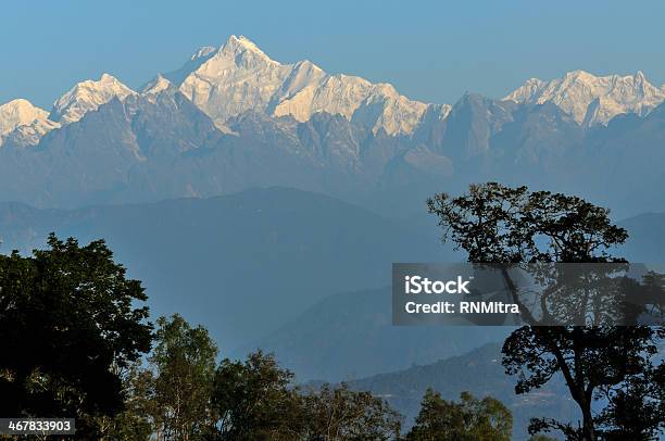 Kanchenjunga Горный Хребет Сикким — стоковые фотографии и другие картинки Без людей - Без людей, Брызги, Величественный