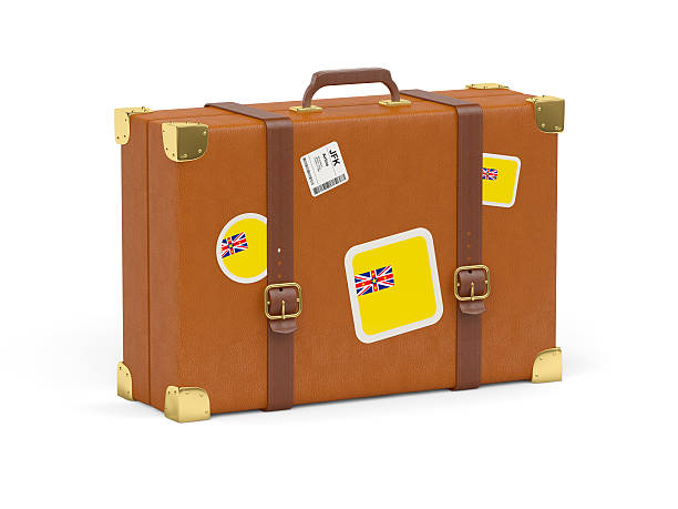 istock Suitcase with flag of niue 467835854
