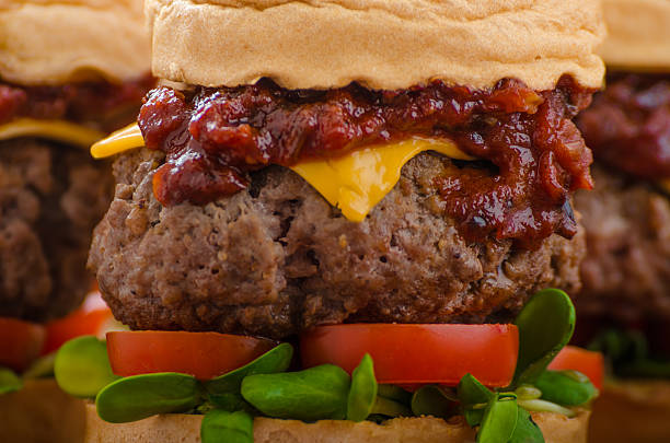 istock Beef Sliders with homemade barbecue sauce 467835988