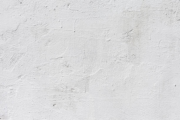 sfondo bianco grunge parete di cemento - gesso da costruzione foto e immagini stock