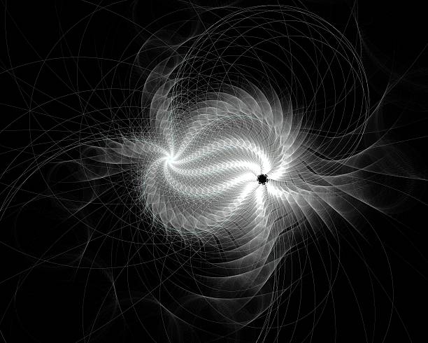 istock Abstract fractal on the black background 467838947