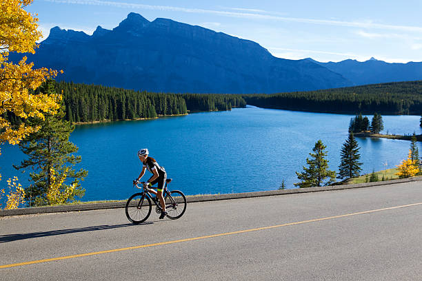 istock Road Cycling Girl 467839352