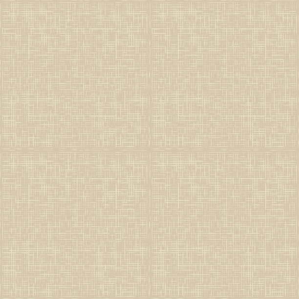 ナチュラルリネンストライプ - canvas linen burlap textile点のイラス��ト素材／クリップアート素材／マンガ素材／アイコン素材