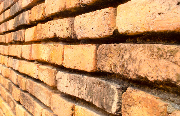 mur de brique et - building block photos et images de collection