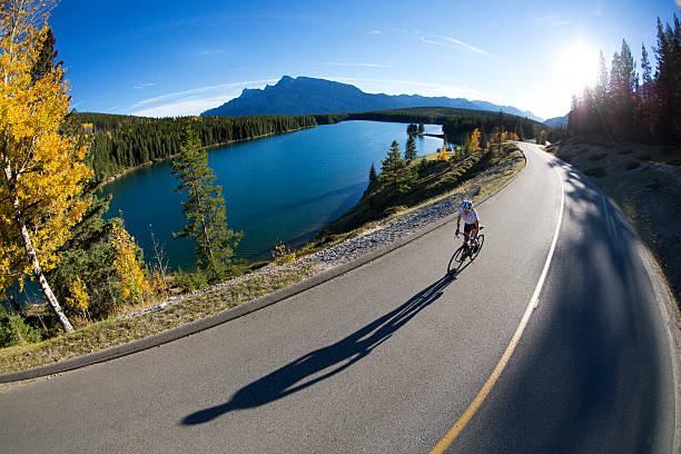 istock Road Bicycling Girl 467845752