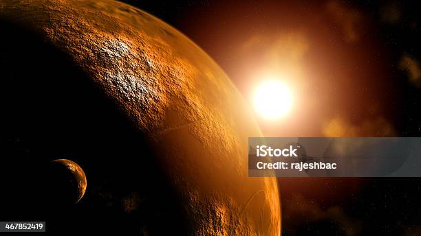 Planet Mars At Sunrise Stock Photo - Download Image Now - Mars - Planet, Planet - Space, Close-up