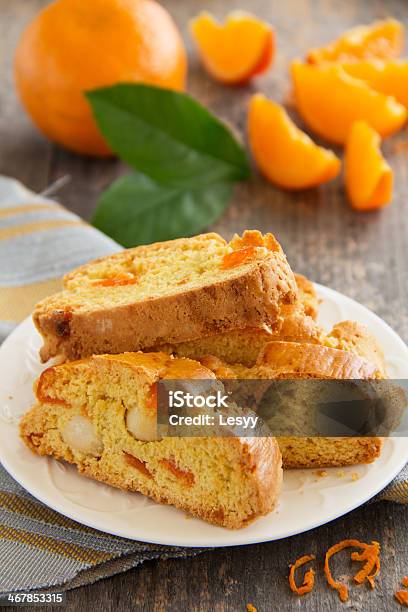 Fragrant Biscotti With Orange And Macadamia Nuts Stock Photo - Download Image Now - Baked, Baked Pastry Item, Bakery