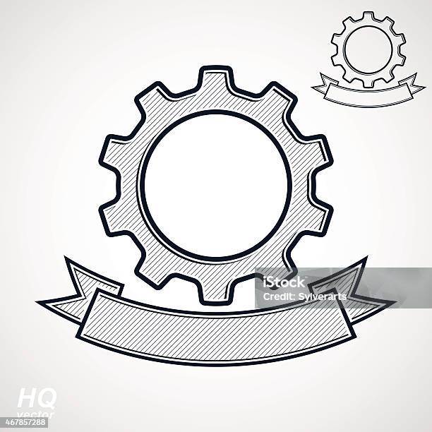 Cog Vector Design Vector Conceptual Industry System Design Element Cog Wheel Stock ...