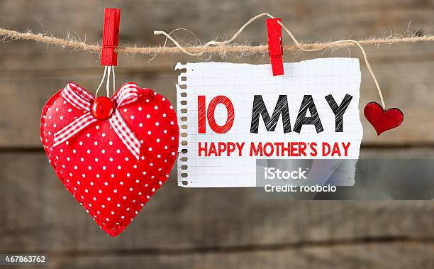 May 10 Happy Mothers Day Message Stock Photo - Download Image Now - 2015, Backgrounds, Celebration