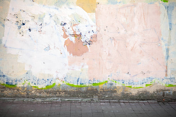 istock Interior fragment, concrete wall and road pavement 467871482