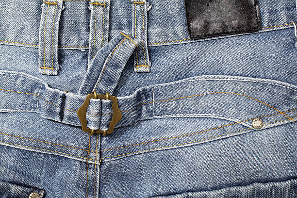 parte de vaqueros - pattern embroidery hole jeans fotografías e imágenes de stock