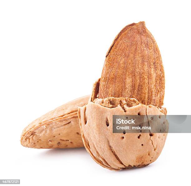 Almonds Stock Photo - Download Image Now - Almond, Brown, Chopped Food