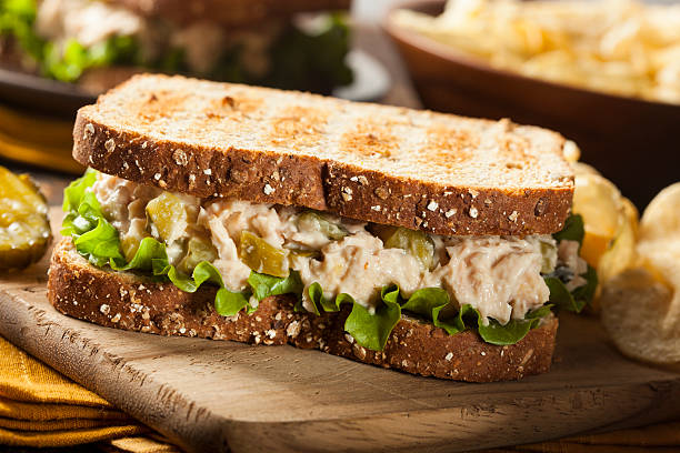 istock Healthy Tuna Sandwich with Lettuce 467873349