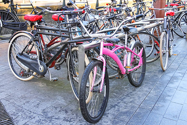 istock Bicycle parking in the Dutch town Den Bosch. 467874566