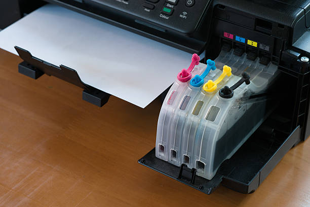 istock Refillable ink tanks of a inkjet printer 467874572