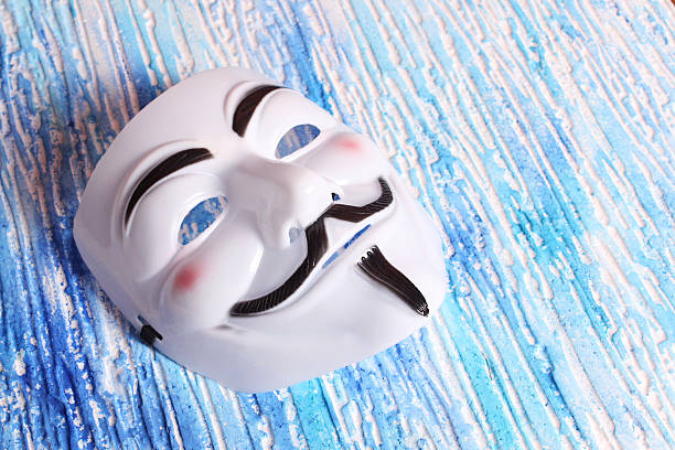 Anonymous mask stock photo