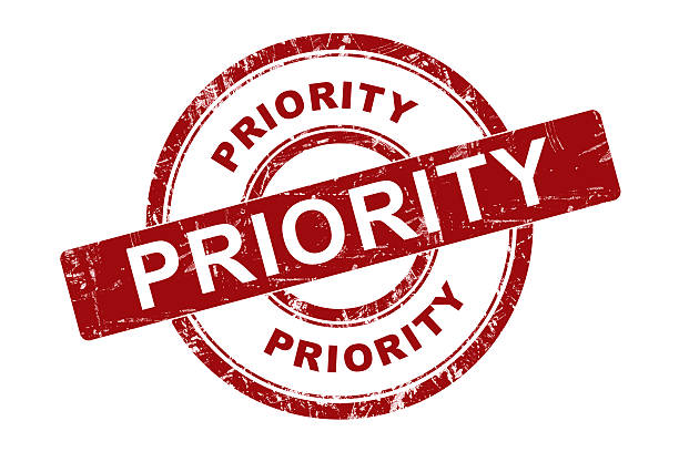 Priority Symbol stock photo