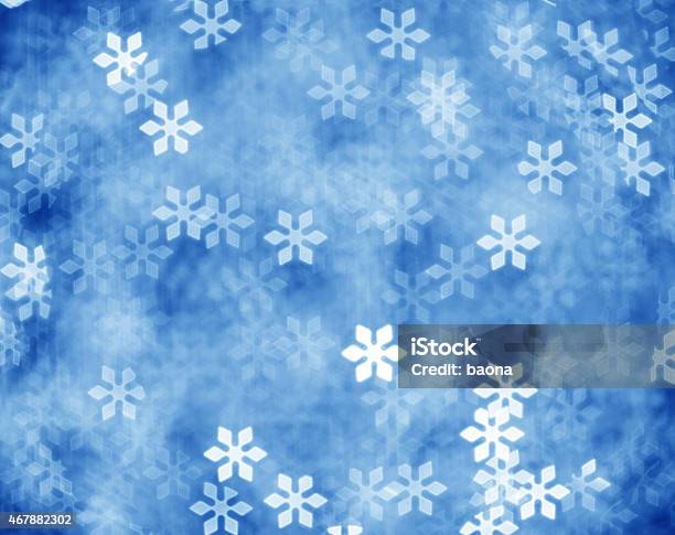 Snow Flake Background Stock Photo - Download Image Now - 2015, Abstract, Backgrounds