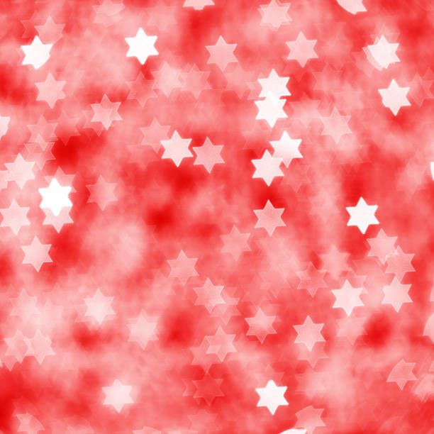 クリスマス星形 - star shape confetti red nobody ストックフォトと画像