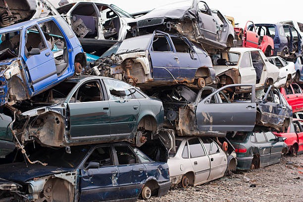 istock Cars in junkyard 467886234