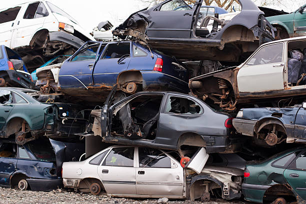 istock Cars in junkyard 467886274