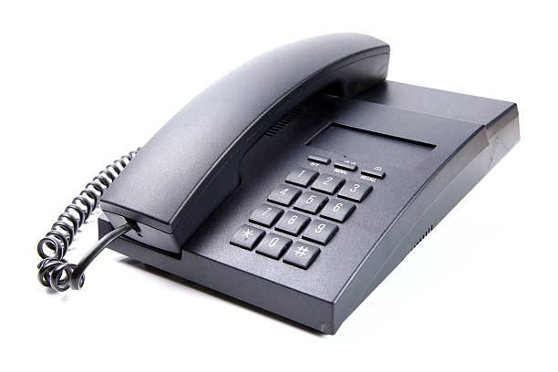 office telephone stock photo