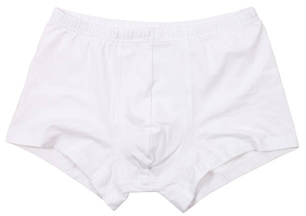 männlichen unterwäsche isoliert auf weißem hintergrund - underwear men shorts isolated stock-fotos und bilder