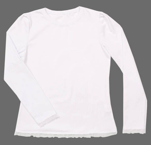 istock Girl's blouse isolated on gray background 467893356