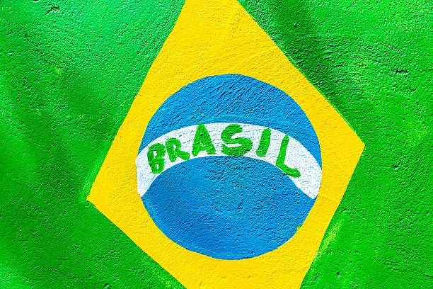 bandeira brasileira pintado na parede - amazonas state fotos - fotografias e filmes do acervo