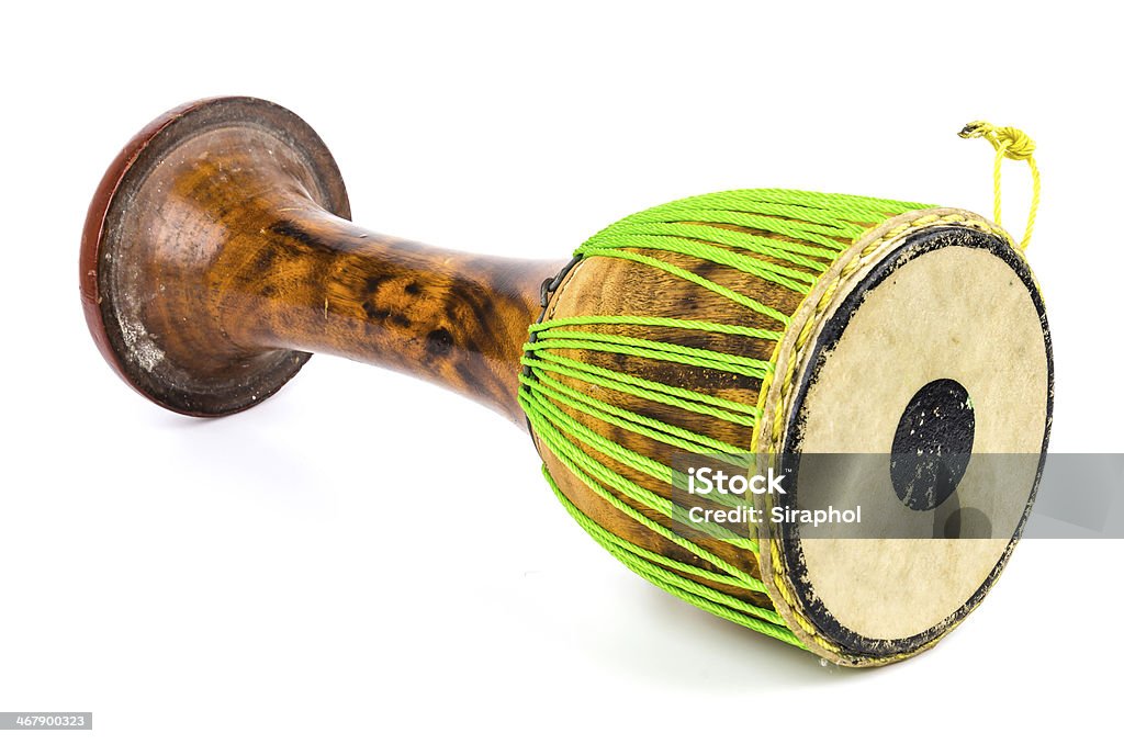 Drum Thai drum on isolated white background Asia Stock Photo