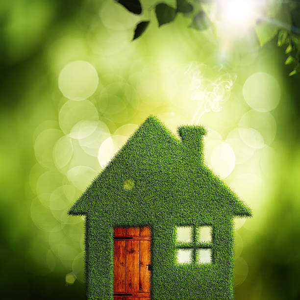 istock Eco Village, abstract environmental backgrounds for your design 467903047