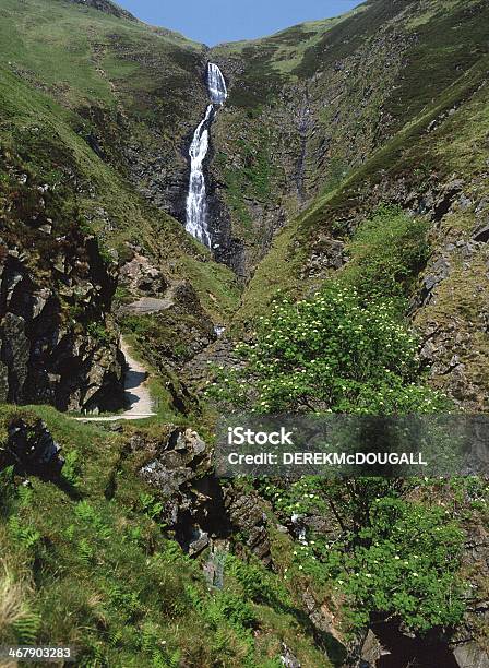 The Grey Mares Tail Near Moffat Dumfriesshire Stock Photo - Download Image Now - Gray Mare's Tail Waterfall, Dumfries, Dumfries And Galloway