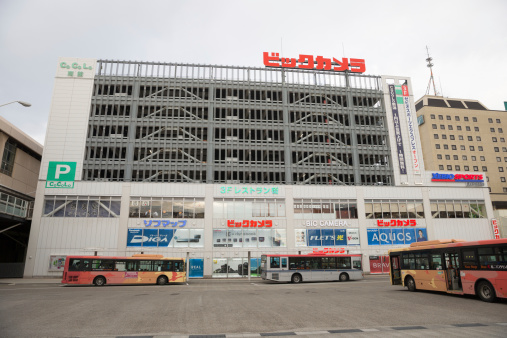 Niigata, Japan - September 1, 2013 : Bic Camera Shop in Niigata, Japan. Bic Camera is a famous electronics retailer chain in Japan.