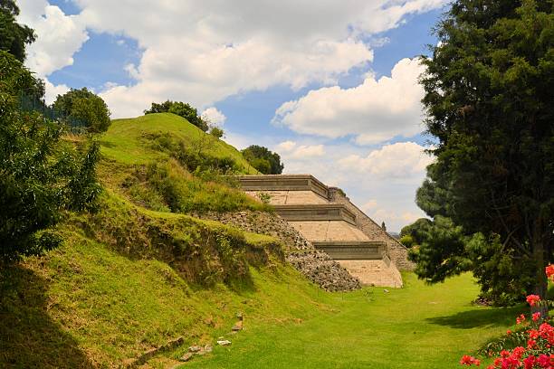 istock Great pyramid above Cholula with church 467910834