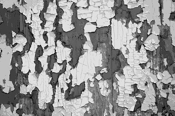 textura de superfície de um abstrato alívio - paint lead peeling peeled imagens e fotografias de stock