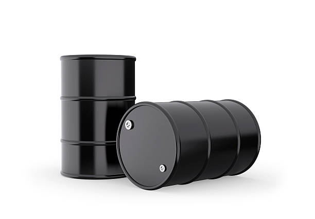 istock Classic Black Oil Barrels 467917126