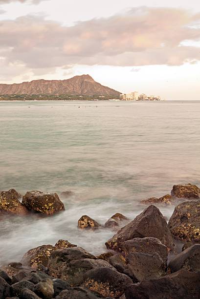 istock Diamond Head at dusk from Ala Moana Beach Park 467918174