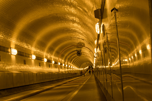 Hamburg old Elbe tunnel