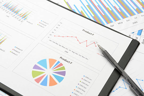 istock Business charts and pen 467918400