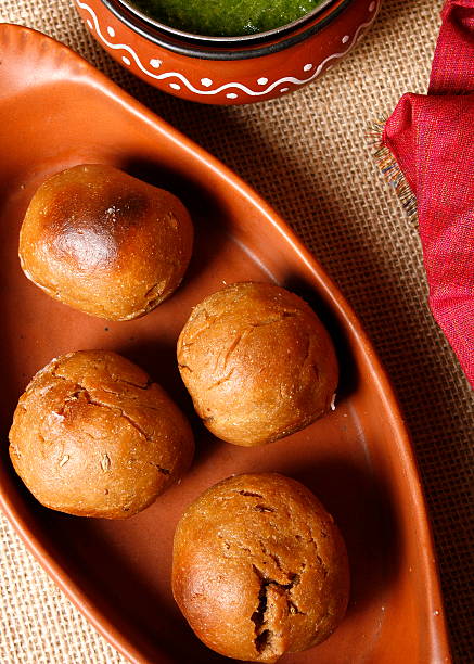 istock Saadi Baati  plain wheat and semolina dumplings from Rajasthan 467919143