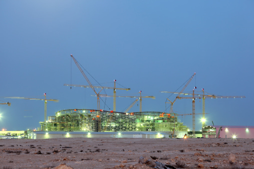 Construcción de un nuevo estadio en Qatar photo