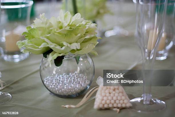 Wedding Centerpiece Stock Photo - Download Image Now - 2015, Arrangement, Candle