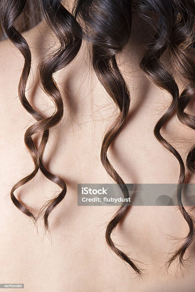 Enrole de Cabelo - Royalty-free Cabelo Humano Foto de stock