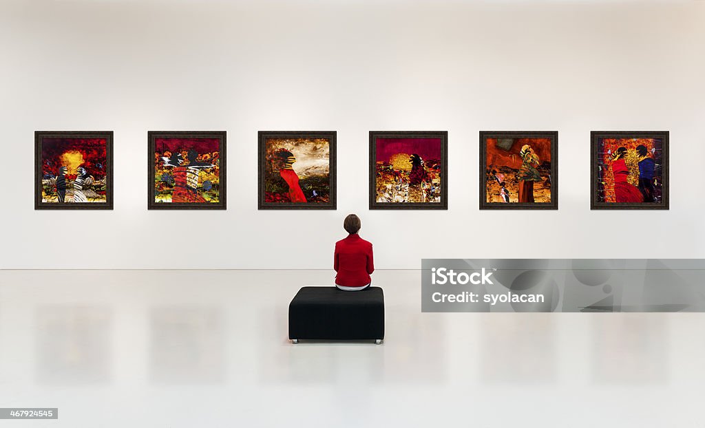 Galería de arte - Foto de stock de Museo de arte libre de derechos
