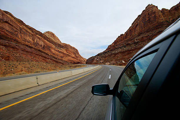 istock Vehicle on road - Arches National Park, Utah 467924994