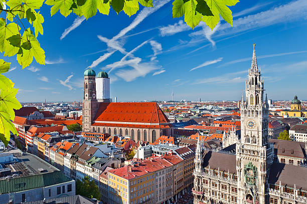 istock Aerial view of Munchen sky and cityscape 467925904