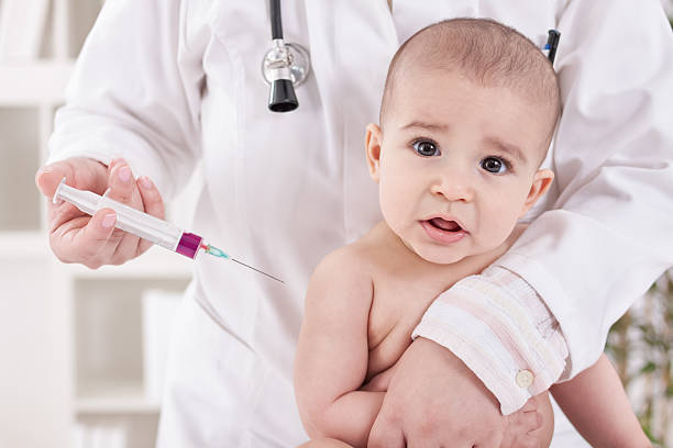 istock Suprised baby needs to receive vaccine 467925962
