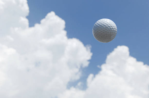 istock Golf ball in the sky 467927798