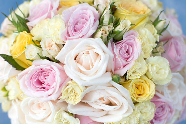 Close up : Bouquet of flowers stock photo