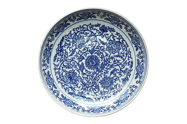 Photo of indigo china ware